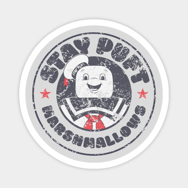 Stay Puft Marshmallows (Ghostbusters) Magnet by GraphicGibbon